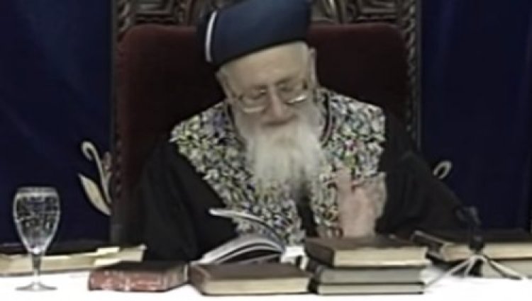 הרב מרדכי אליהו זצ הרב מרדכי אליהו זצ