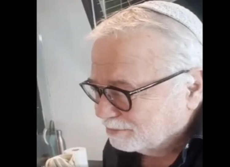 יהודה בארקן - צילום מסך מסרטוןאישי של הרבנית בראש ברשת החברתית יהודה בארקן - צילום מסך מסרטוןאישי של הרבנית בראש ברשת החברתית