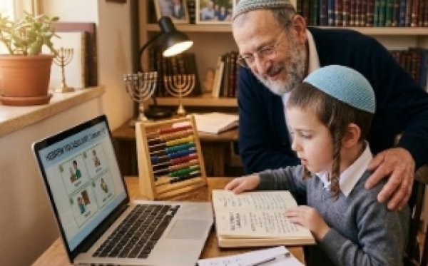 הסלון שהפך לכיתה: כך ננצח את המלחמה דרך המחשב והספרים הסלון שהפך לכיתה: כך ננצח את המלחמה דרך המחשב והספרים