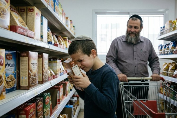הילד רצה לברך על הילד רצה לברך על