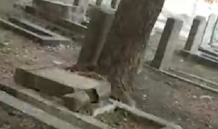 מזעזע: עשרות מצבות יהודיות הושחתו בירושלים מזעזע: עשרות מצבות יהודיות הושחתו בירושלים