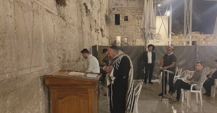 צמרמורת: המקובל הרב יעקב עדס בתפילה קורעת לב בכותל המערבי צמרמורת: המקובל הרב יעקב עדס בתפילה קורעת לב בכותל המערבי