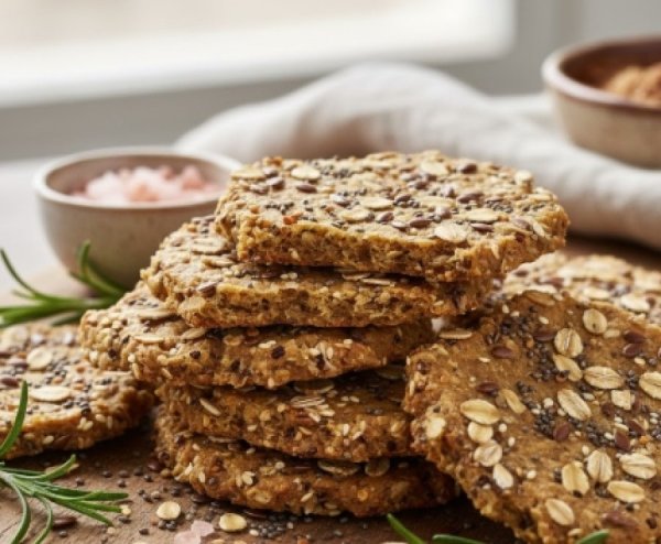 מתכון לקרקרים בריאים שאתם הולכים להתמכר אליהם! מתכון לקרקרים בריאים שאתם הולכים להתמכר אליהם!