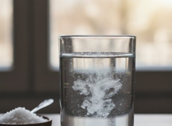 אתם יכולים לשתות כוס מים עם מלח?