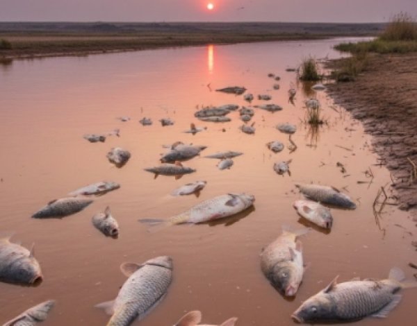 למה מתו הדגים במכת דם?
