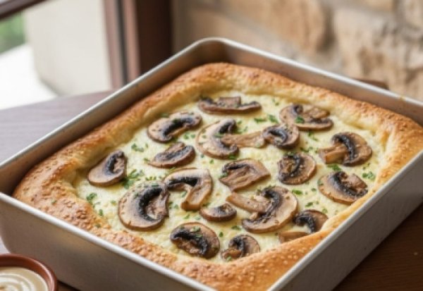 ללקק את האצבעות: מתכון לפשטידת פטריות וגבינה צפתית