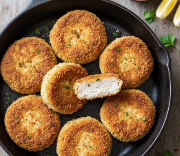 מתכון טעים לקציצות עוף אפויות מתכון טעים לקציצות עוף אפויות