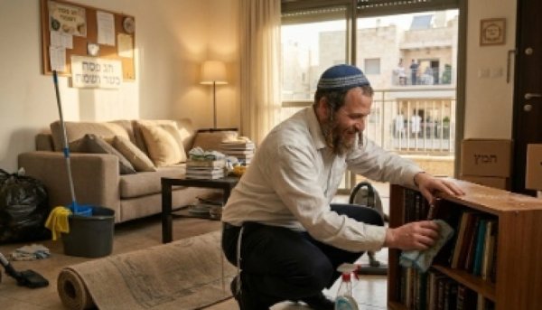 אבק זה לא חמץ, ופחד הוא לא קרבן פסח - הזווית ההלכתית של מה חייב לנקות ומה לא...