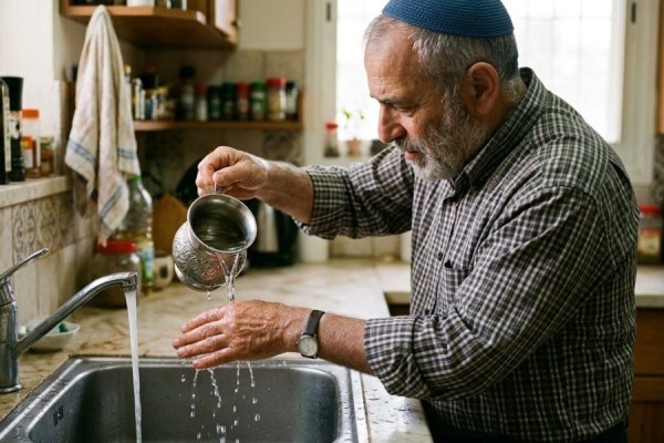 לינוי אשרם על נטילת ידיים: 